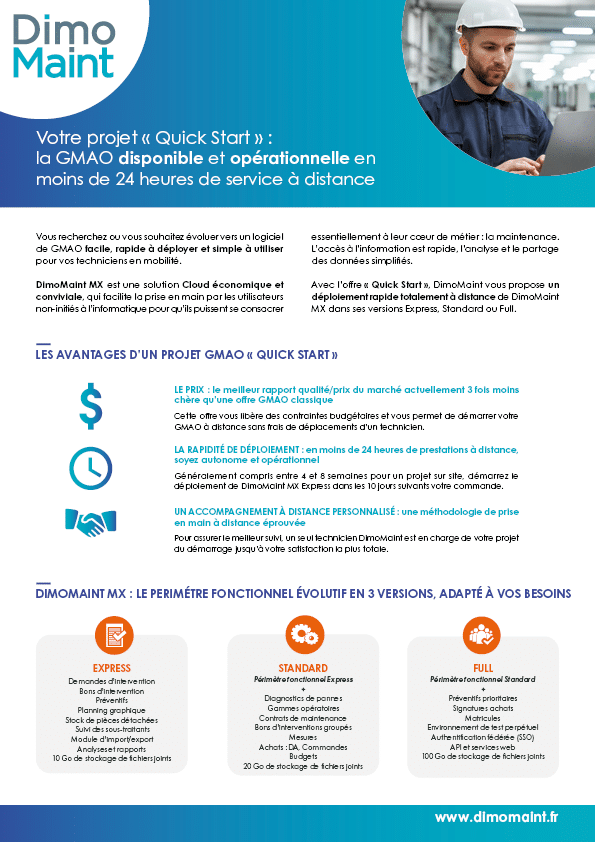 DimoMaint MX Quickstart FR